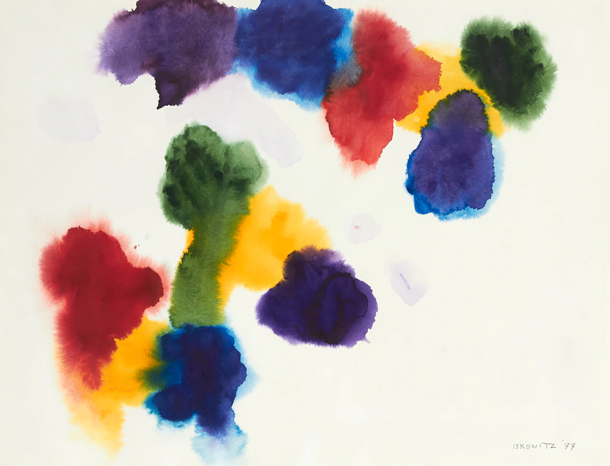 Gershon Iskowitz, Untitled, watercolour, 1977