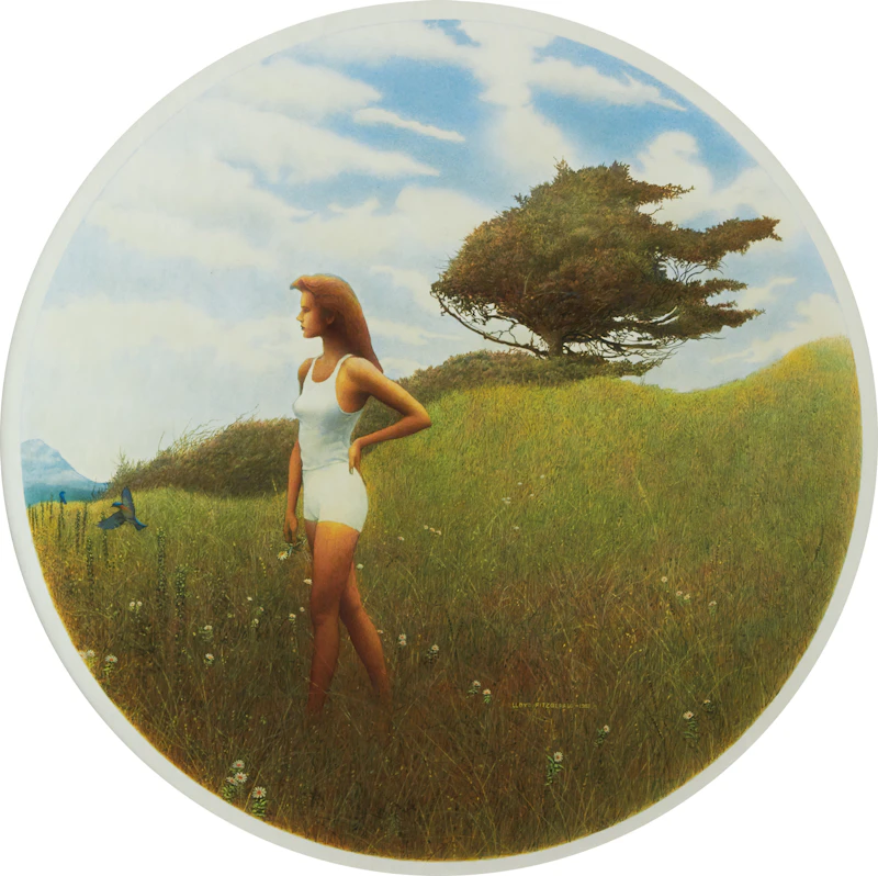 Lloyd Fitzgerald, Island Girl, acrylic polymer emulsion on gesso, 1983 - view 2