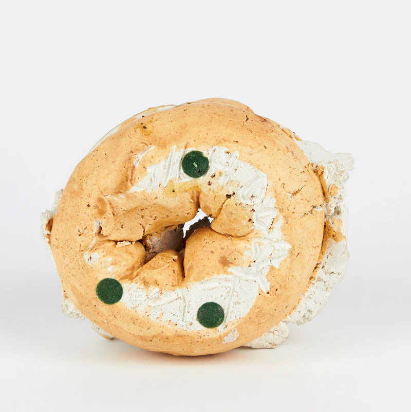 David James Gilhooly, Poppy Seed Bagel and Cream Cheese, glazed ceramic, 1977 - view 3