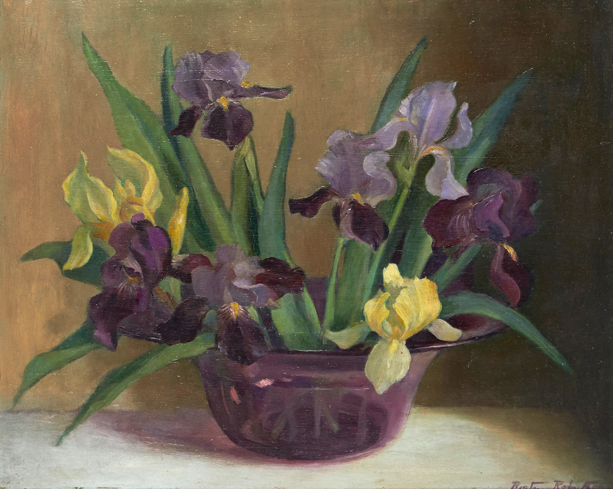 Beatrice Hagarty Robertson, Still Life, oil on board