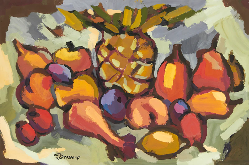 Still Life with Fruit by Thérèse Brassard