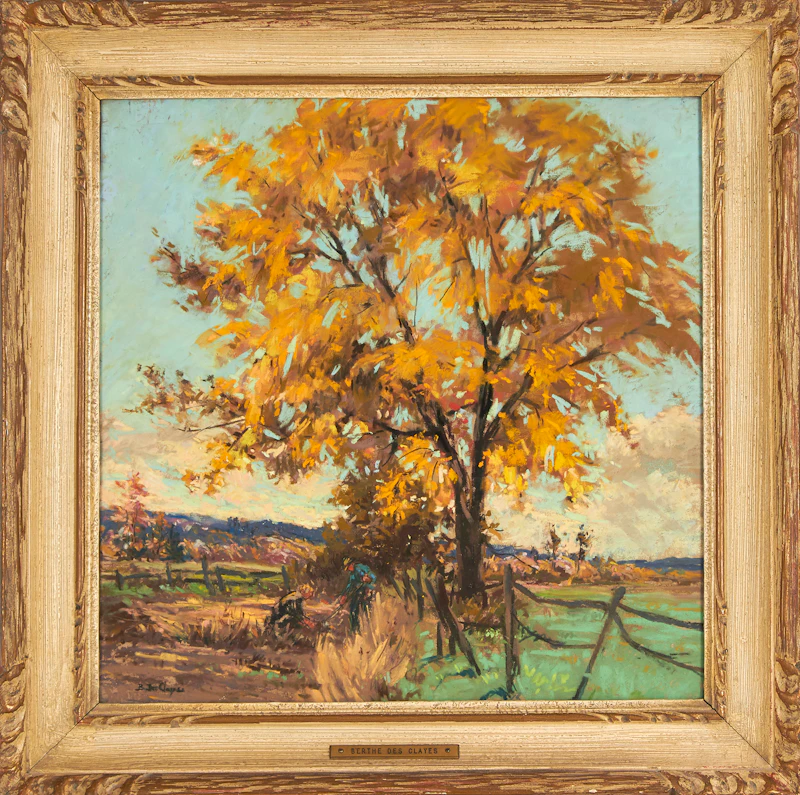 Berthe Des Clayes, The Golden Elm, pastel - view 2