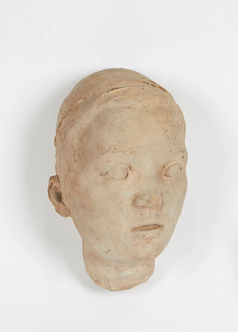 Florence Wyle, Head of a Girl, plaster, 1911 - view 2