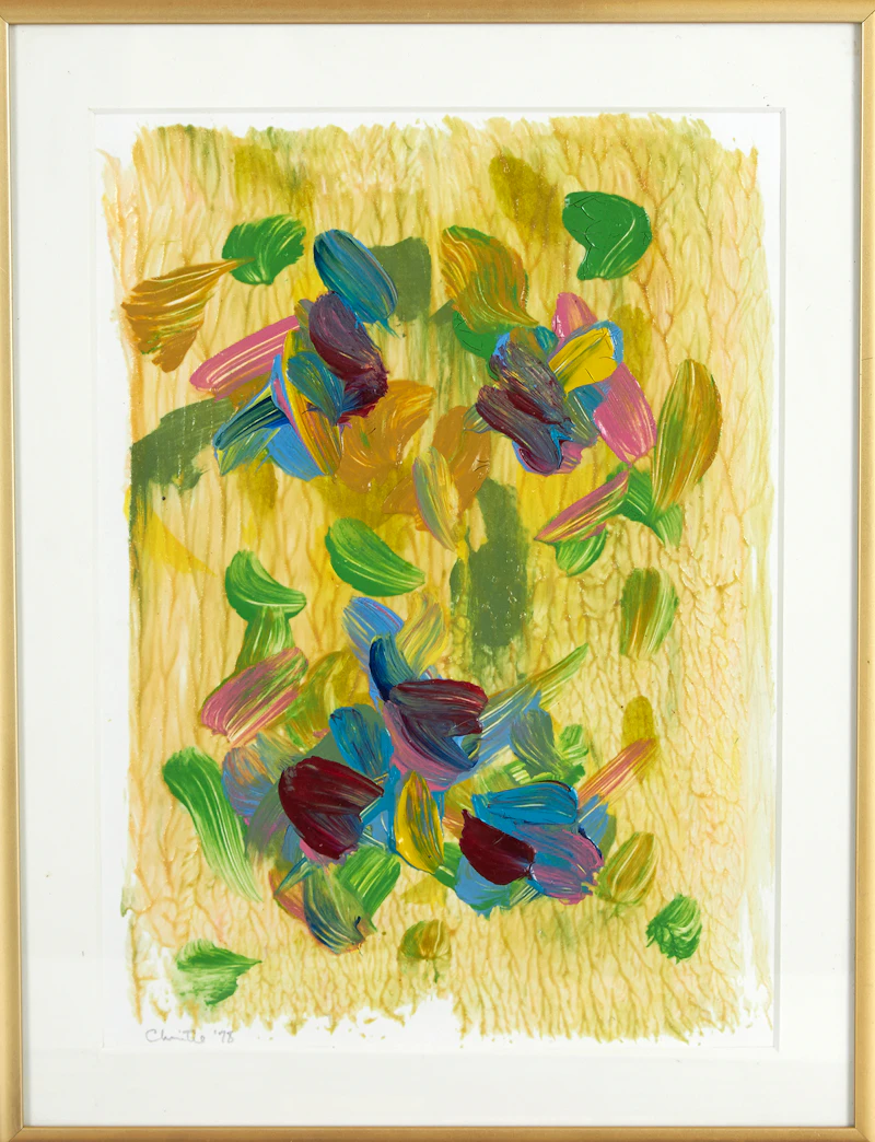Robert Christie, Brush Stroke Mixture, acrylic on paper - view 2