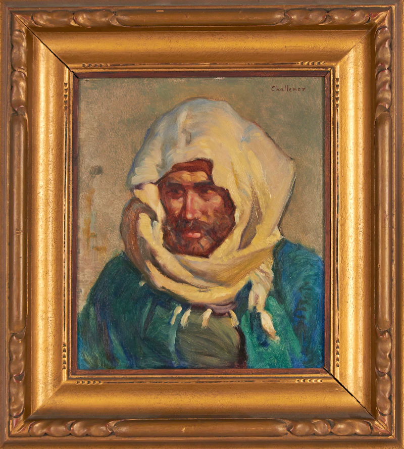 Frederick Sproston Challener, Native of Damascus, oil on board, circa 1927 - view 2