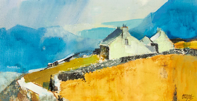 Stone Country (Renvyle, Connemara, Eire) by John Adrian Darley Dingle