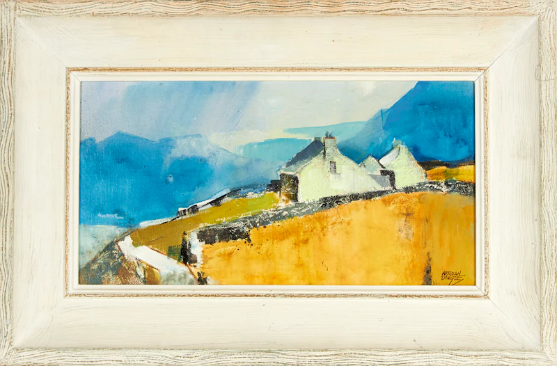 John Adrian Darley Dingle, Stone Country (Renvyle, Connemara, Eire), oil on board - view 2