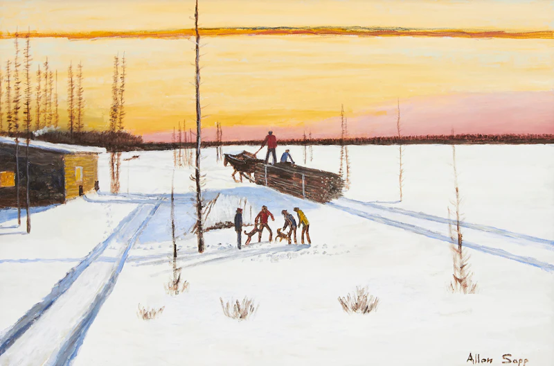Coming Home With A Full Load, Kids Are Having Fun by Allen Sapp