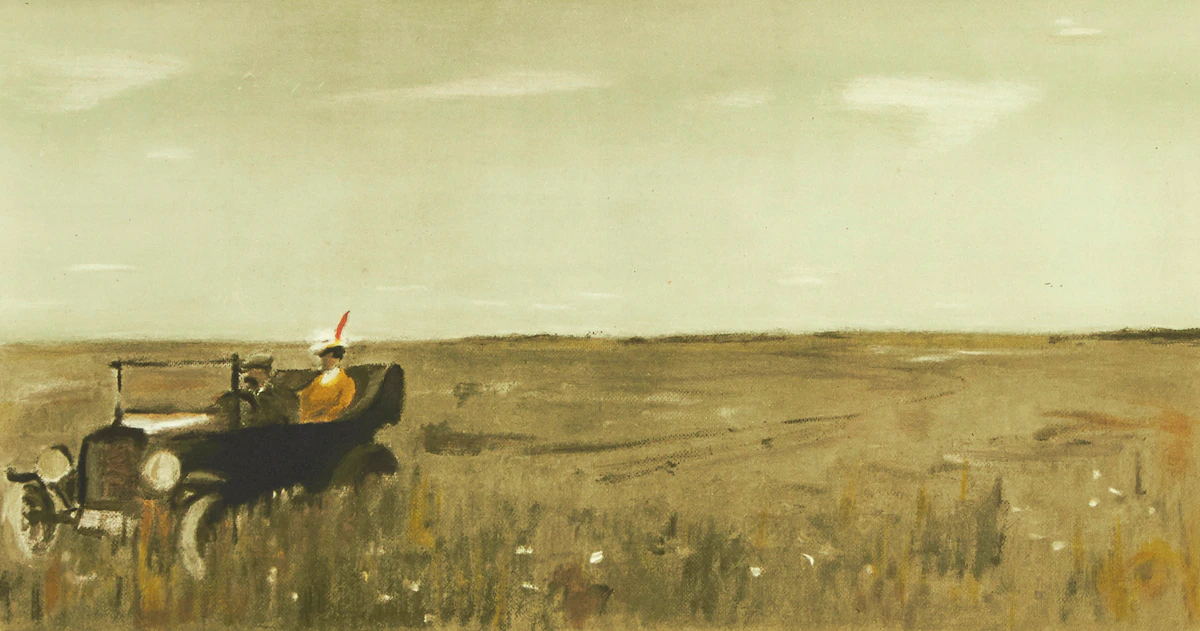 Jean Paul Lemieux, La Petite Poule D’Eau, lithograph