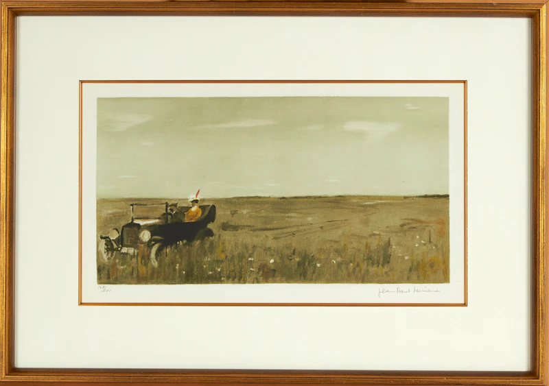 Jean Paul Lemieux, La Petite Poule D’Eau, lithograph - view 2