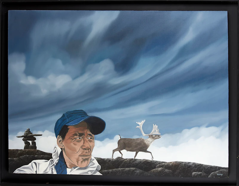 Ken Kirkby, Northern Canadian Scene, oil on canvas - view 2