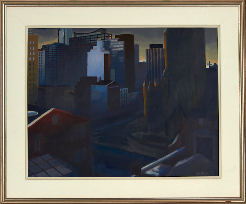 Chris Temple, Church and State, oil on canvas - view 2