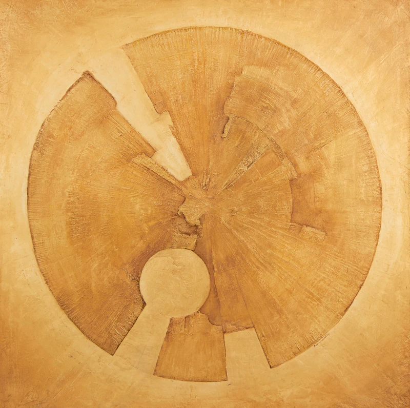 Geoffrey David Armstrong, Yellow Around, acrylic on canvas - view 2