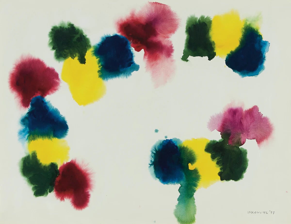 Gershon Iskowitz, Untitled, watercolour, 1977
