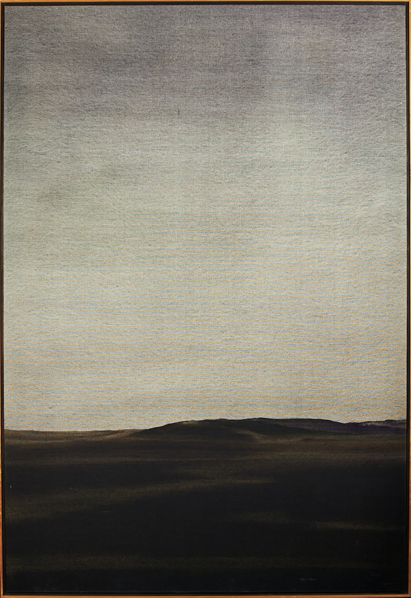 Takao Tanabe, Summer Foothills (4/79 Evening), acrylic on canvas, 1979 - view 2