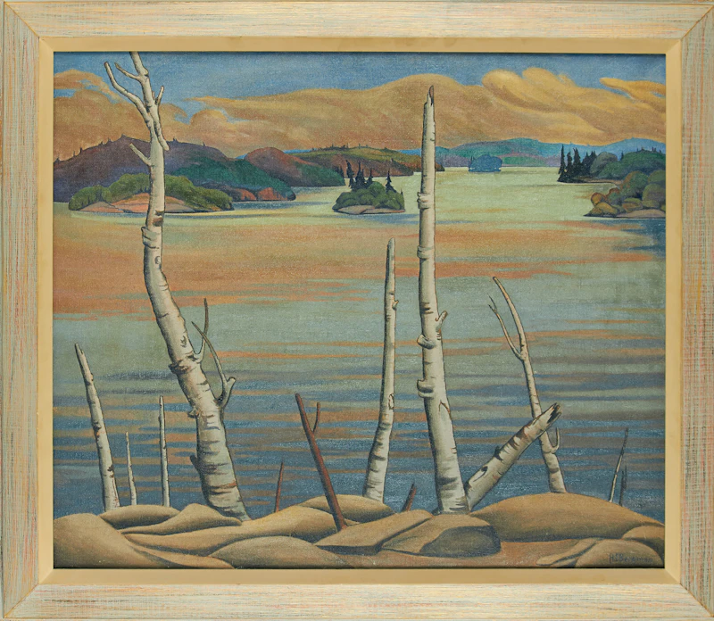 Henry Eric Bergman, Ghosts of the Woods, oil on canvas - view 3