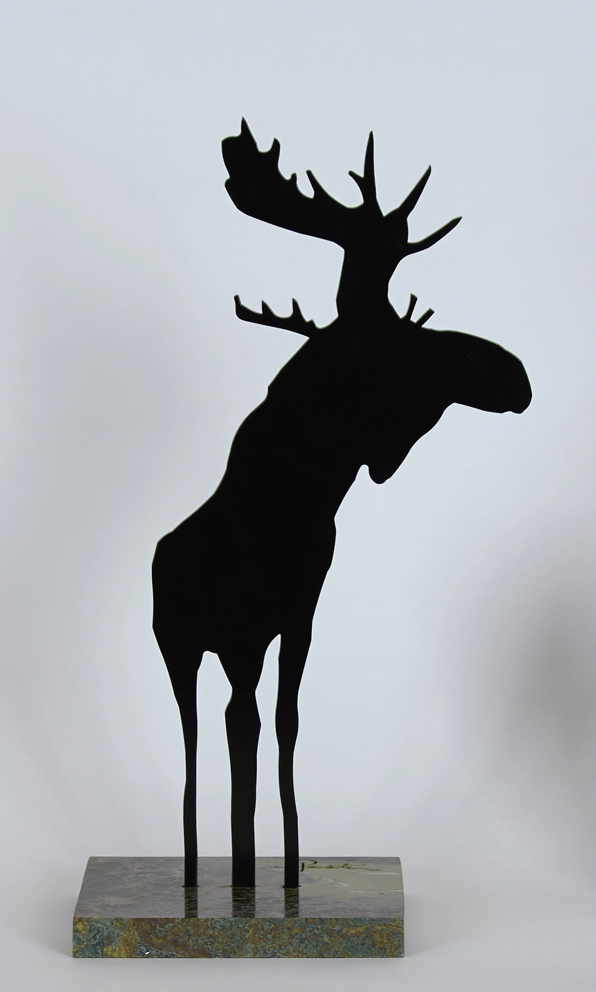 Charles Pachter, Moosamour, baked enamel on aluminum, 2010