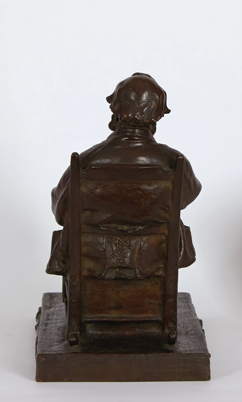Marc-Aurèle de Foy Suzor-Coté, Le vieux pionnier canadien, bronze - view 6