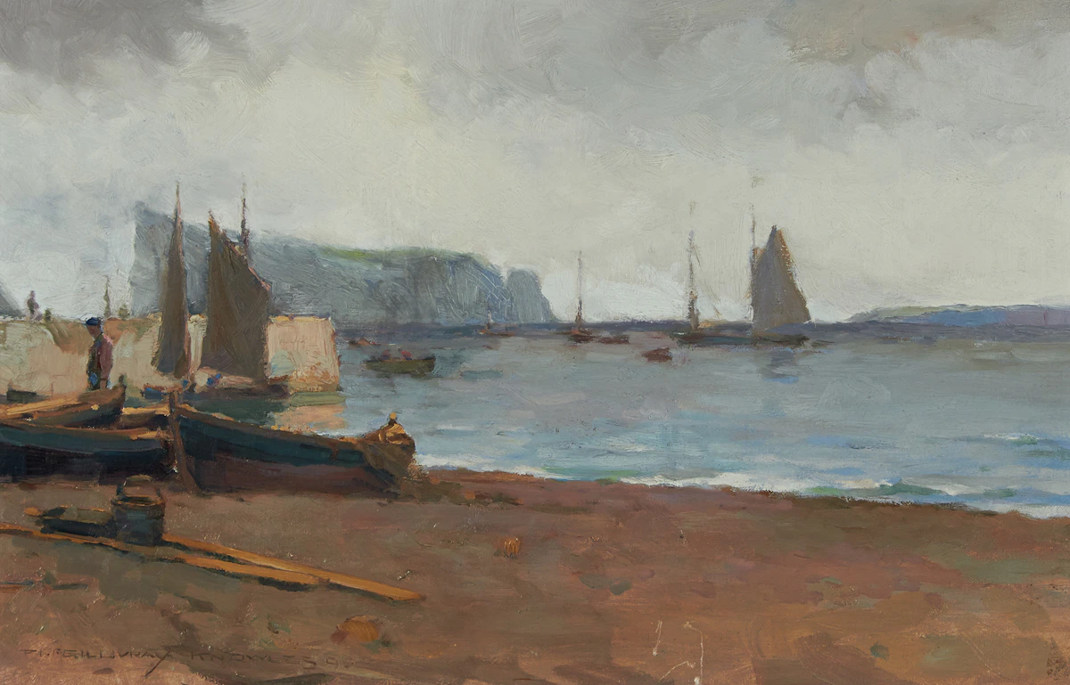 Farquhar McGillivray Strachan Knowles, Percé, Quebec, oil on canvas