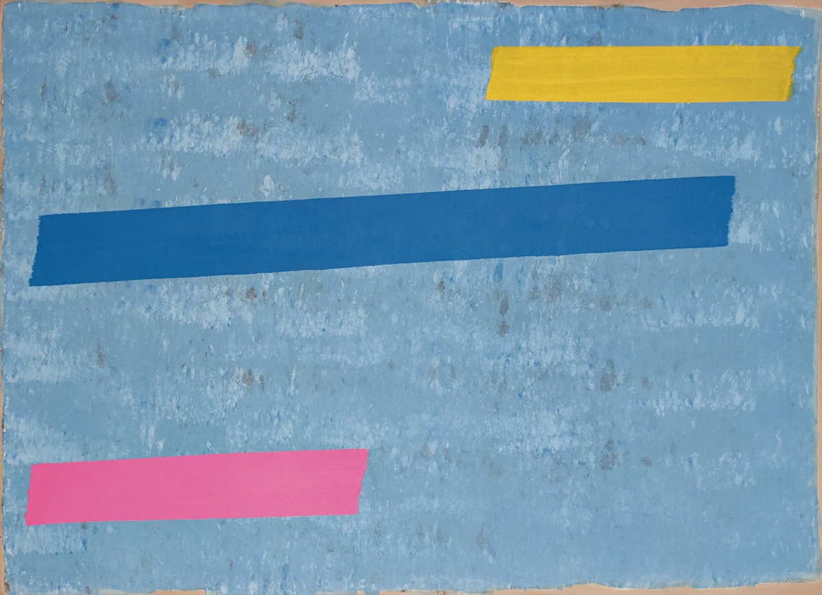 Jack Hamilton Bush, Summer Lake, acrylic on canvas, 1973