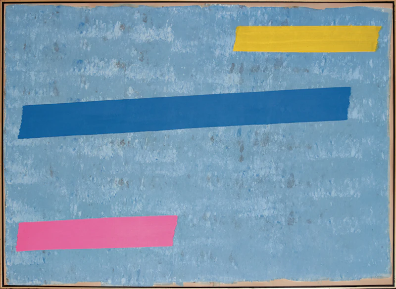 Jack Hamilton Bush, Summer Lake, acrylic on canvas, 1973 - view 2