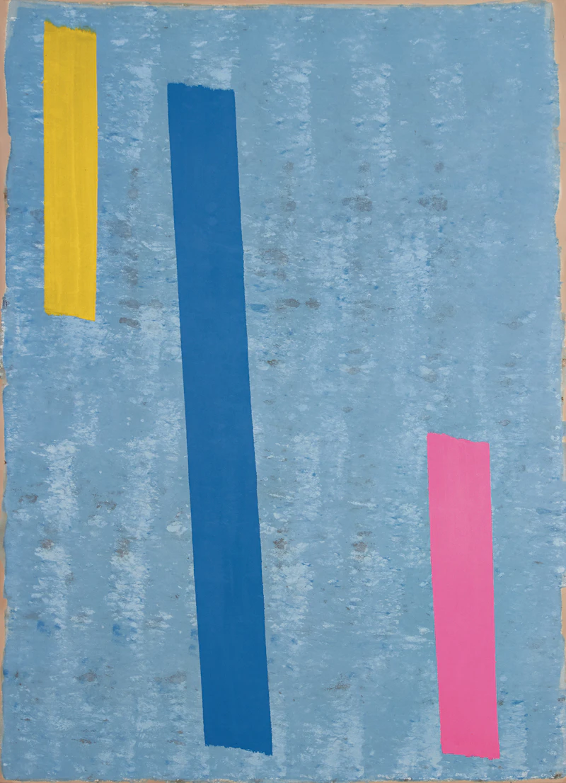 Jack Hamilton Bush, Summer Lake, acrylic on canvas, 1973 - view 3
