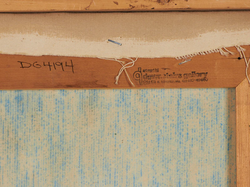 Jack Hamilton Bush, Summer Lake, acrylic on canvas, 1973 - view 8