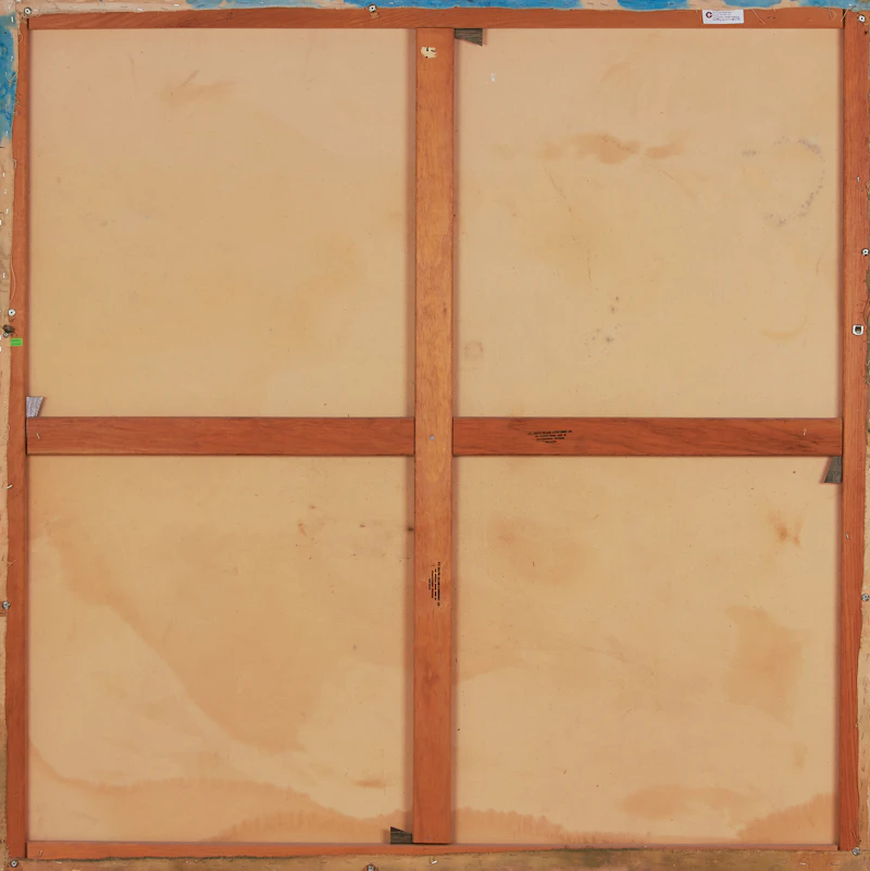 Thomas Sherlock Hodgson, Untitled (1977), oil and collage on canvas, 1977 - view 2