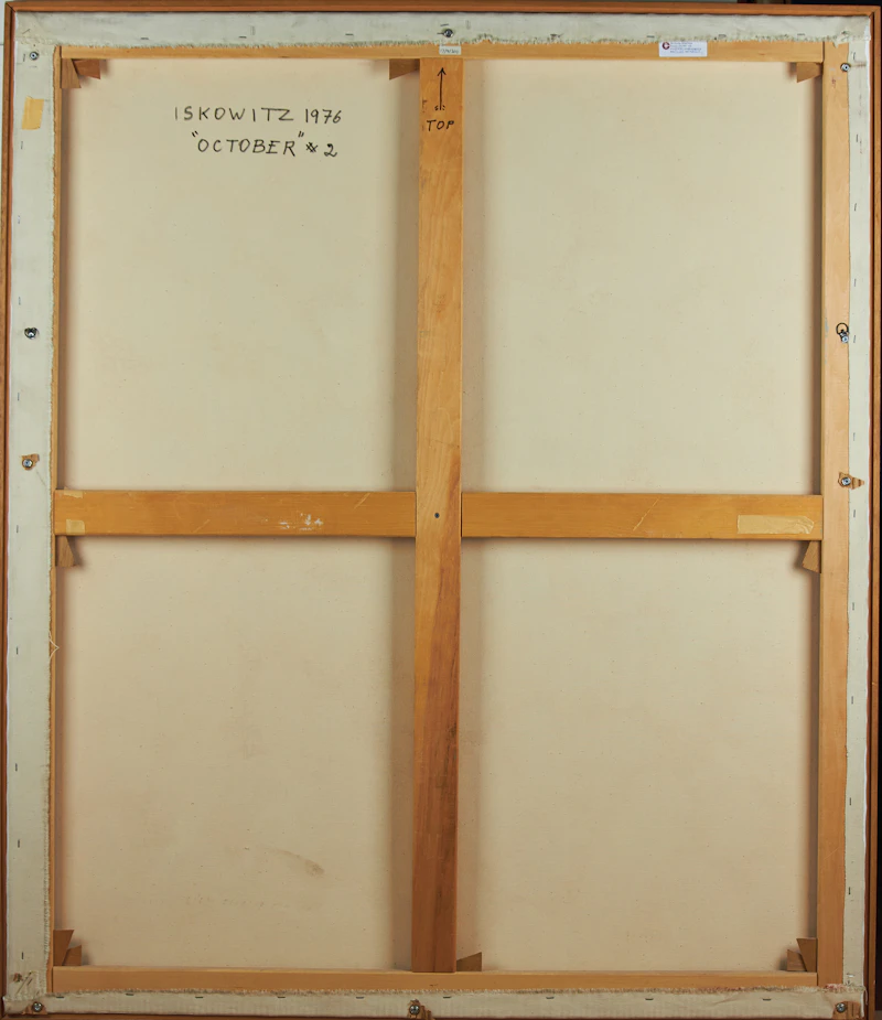 Gershon Iskowitz, October #2, oil on canvas, 1976 - view 3