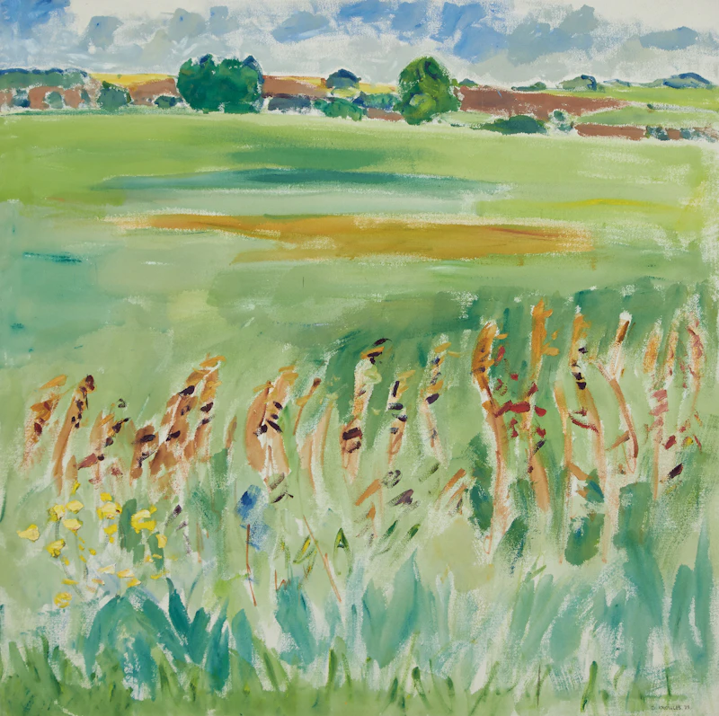 Fields near Wakaw by Dorothy Elsie Knowles