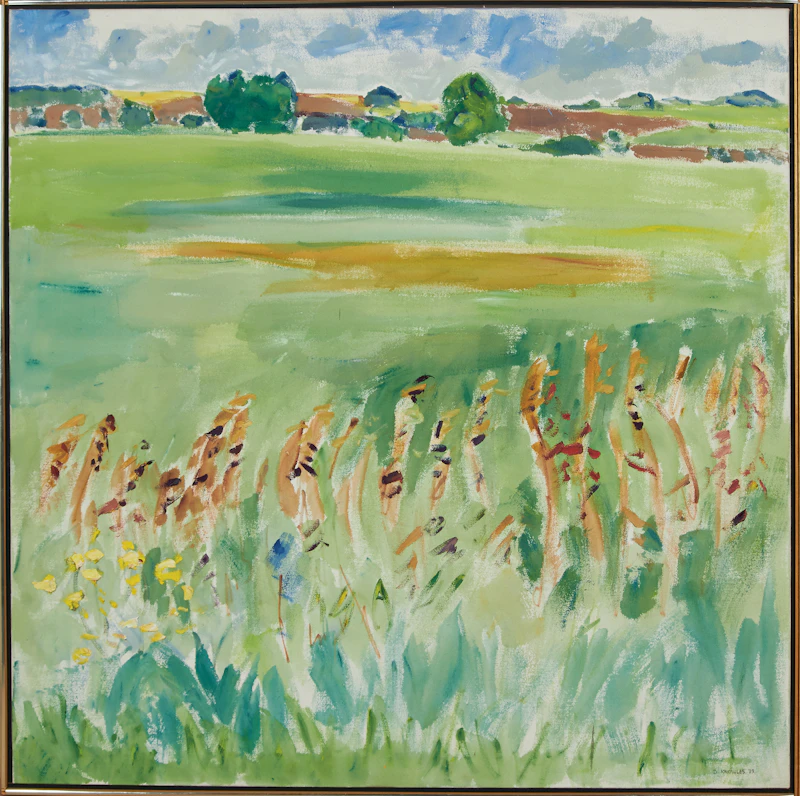 Dorothy Elsie Knowles, Fields near Wakaw, oil on canvas, 1979 - view 2