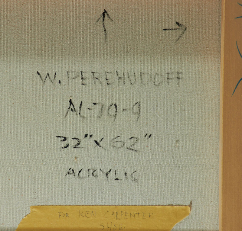 William Perehudoff, AC-79-9, acrylic on canvas, 1979 - view 4