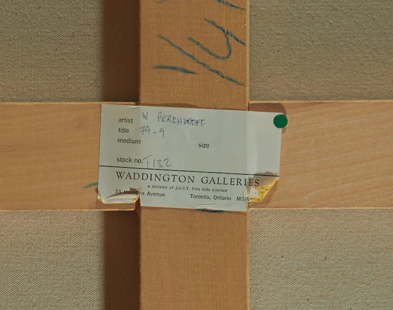 William Perehudoff, AC-79-9, acrylic on canvas, 1979 - view 5