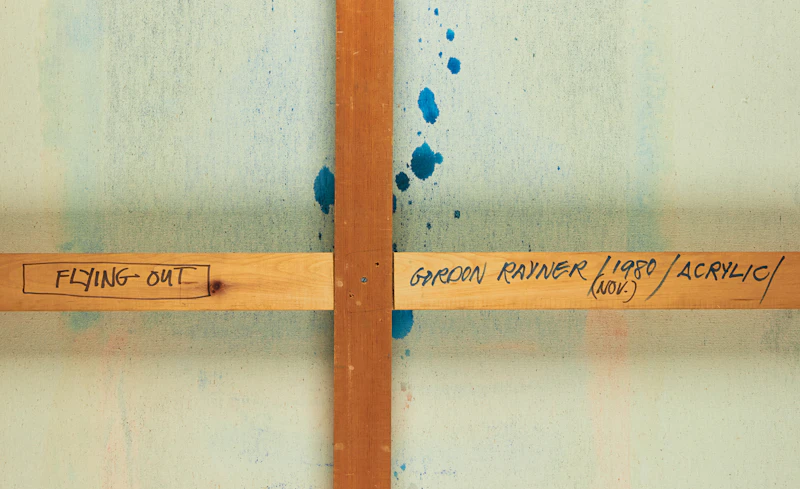 Gordon Rayner, Flying Out, acrylic on canvas, 1980 - view 3