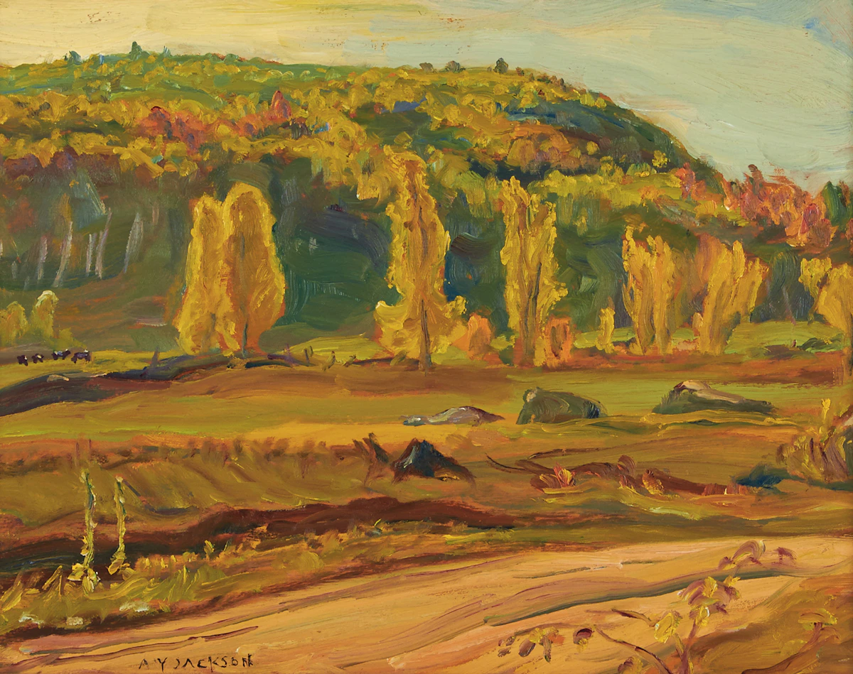 Alexander Young Jackson, Morning Light, Combermere, oil on board, 1963