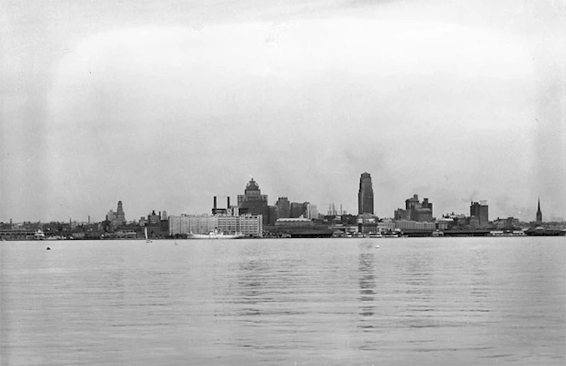 Peter Clapham Sheppard, Eventide, Toronto Skyline (circa 1932), oil on board, circa 1932 - view 3