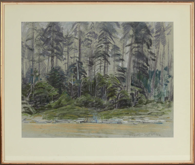 Joseph Francis Plaskett, Edge of the Woods, pastel - view 2