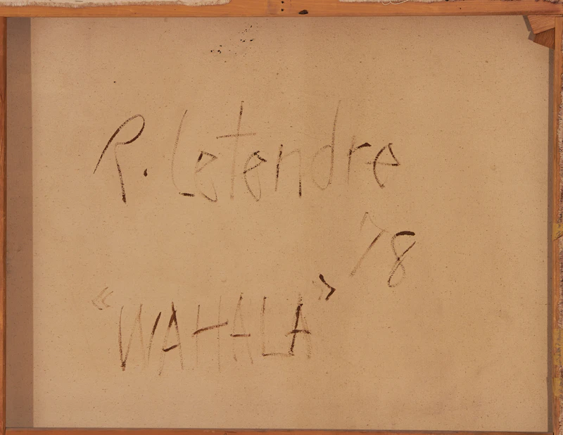 Rita Letendre, Wahala, acrylic on canvas, 1978 - view 3