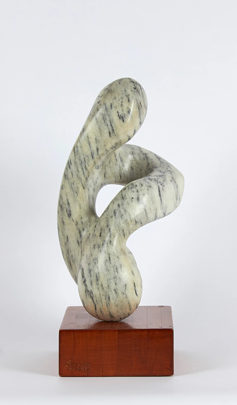 Gerhard Hans Class, Broken Arm, stone sculpture, 1967 - view 4