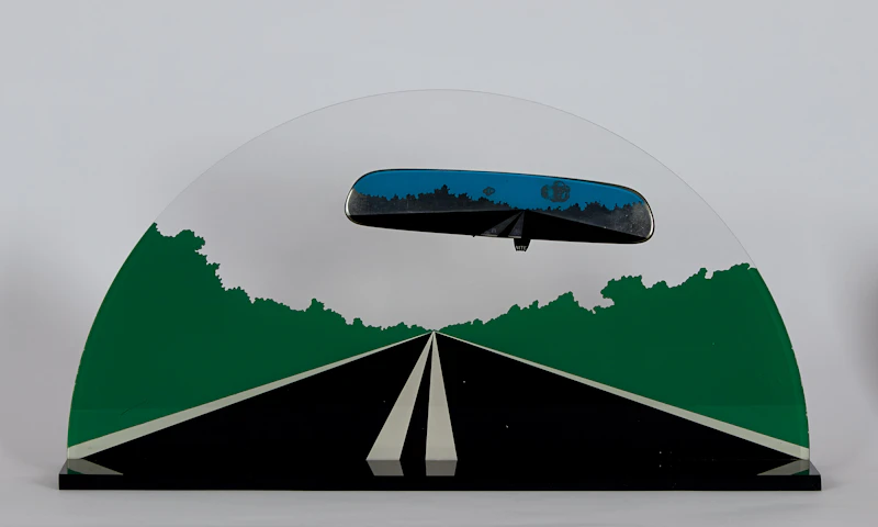 Day and Night (Rearview Mirror and Windshield) by Allan D’Arcangelo