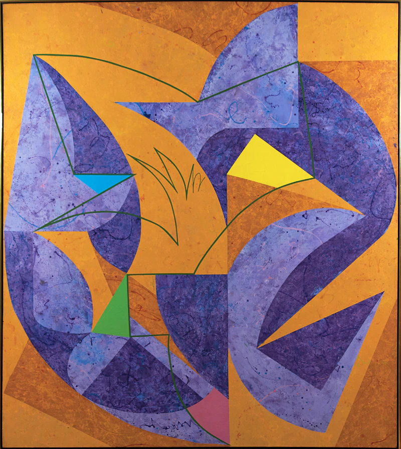 W. Scott Dudgeon, Kananaskis, acrylic on canvas, 1978 - view 2