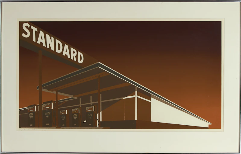 Edward Ruscha, Mocha Standard, colour screenprint, 1969 - view 2