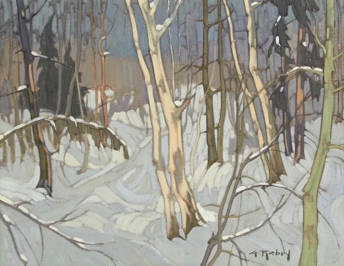 Gaston Rebry, Mild Winter (Douceur Froide), oil on canvas, 1987