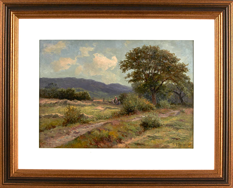 Gertrude Eleanor Spurr Cutts, The Picnic, oil on canvas, 1905 - view 2