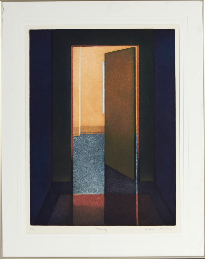 Medrie MacPhee, Hallway, lithograph - view 2