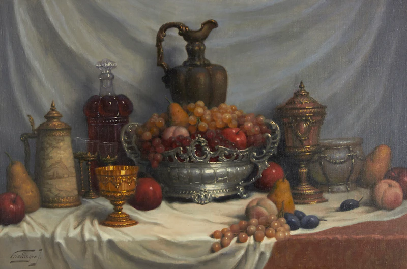 John Friedlinger, Still Life with Fruit