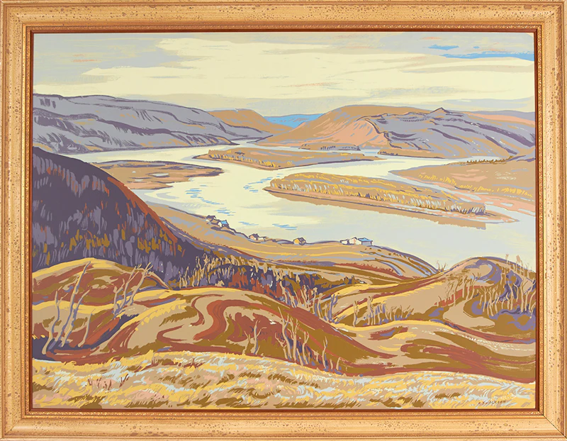 Alexander Young Jackson, Meeting of the Rivers, sampson-matthews silkscreen - view 2