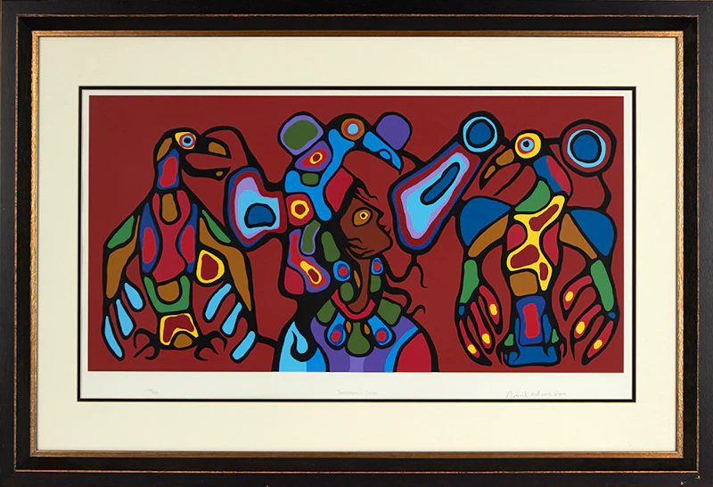 Norval Morrisseau, Thunderbird’s Spirit, silkscreen - view 2