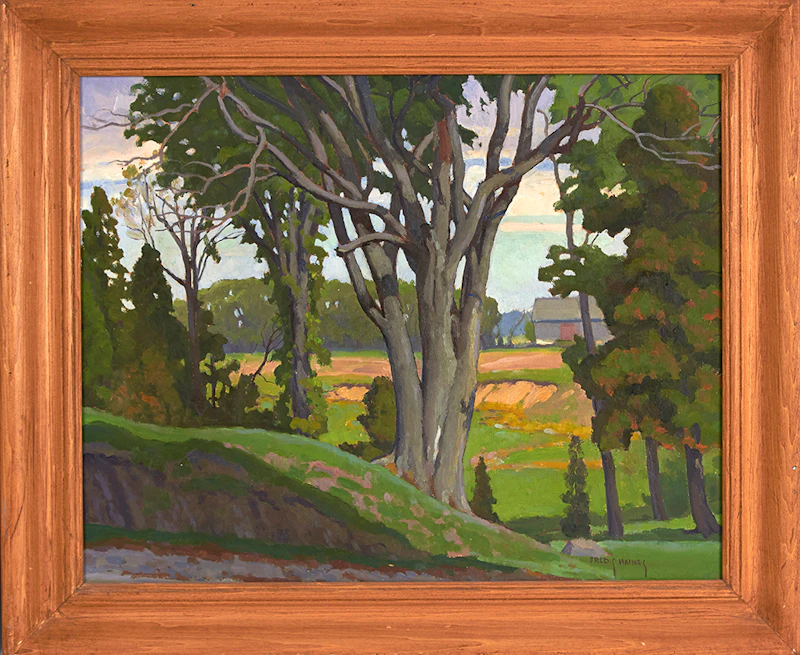 Frederick Stanley Haines, Neil’s Valley, Thornhill, oil on board - view 2