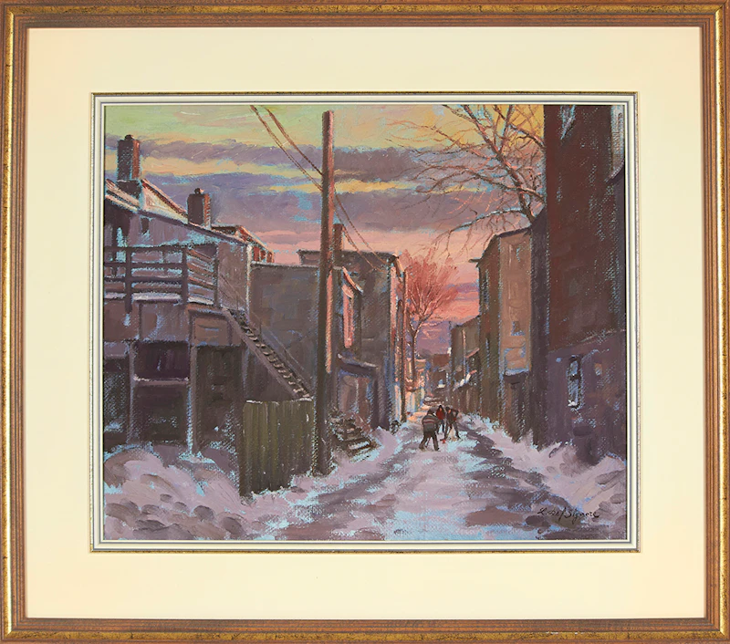 Littorio Del Signore, La pratique, oil on canvas, 1988 - view 2